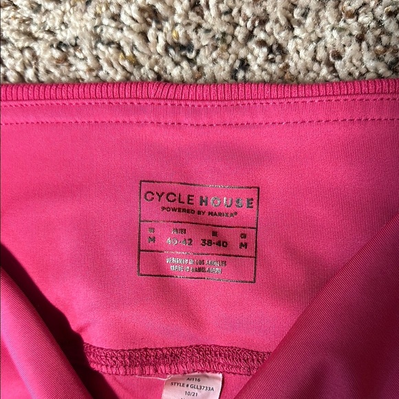 Cycle‎ House High Waist Leggings Athletic Yoga Workout Running Pants Pockets M - Picture 2 of 4